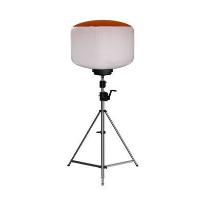 고출력 1400W 휴대용 LED 풍선 조명, 160lm/와트 및 핸드 크랭크 작동
