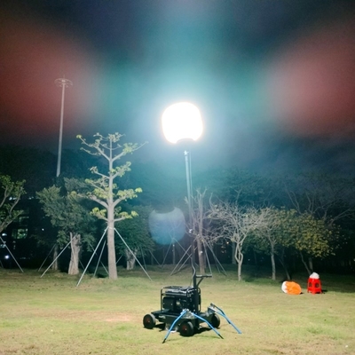 라이트프로 DLX 레이아웃 IP65 600W LED 캠프 라이트 야간 건설 현장용 풍선 타워