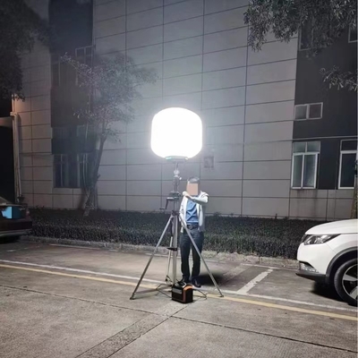 200W LED 조명 소스 건설 또는 이벤트용 휴대용 야외 풍선 조명탑
