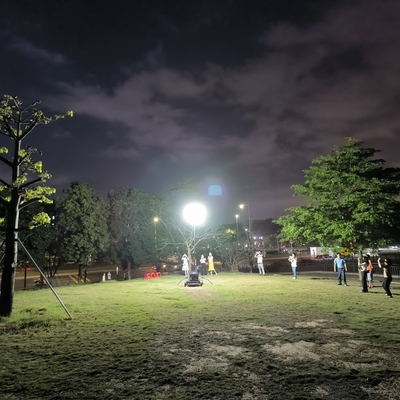 불 retardant 야외 가우스 160 lm/W 반사 없는 600W 800W 1200W LED 풍선 빛