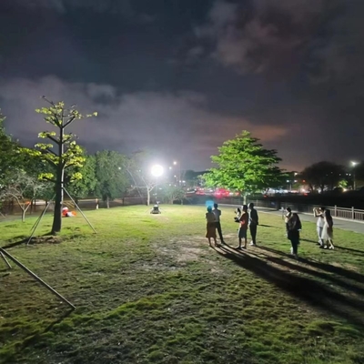 IP65 LED 망원경 기둥 팽창 작업 광탑 건설 및 도로 공사
