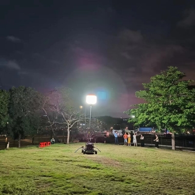 IP65 LED 망원경 기둥 팽창 작업 광탑 건설 및 도로 공사
