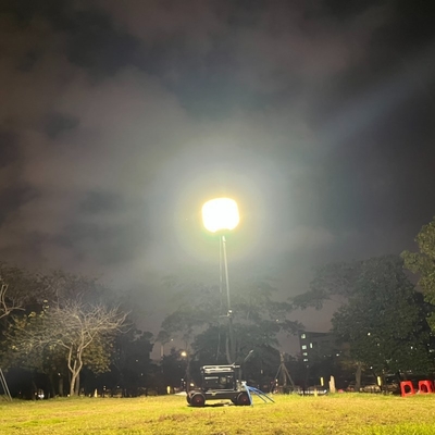 IP65 LED 망원경 기둥 팽창 작업 광탑 건설 및 도로 공사