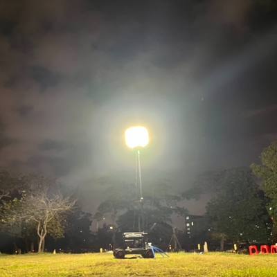 500W 산업용 LED 풍선 작업 라이트 ETL 인증 모바일 삼각관 스탠드