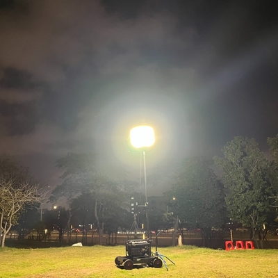 500W 산업용 LED 풍선 작업 라이트 ETL 인증 모바일 삼각관 스탠드