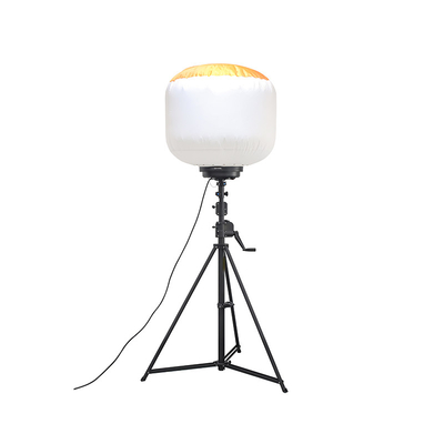 핸드 크랭크 삼각기 LED 야외 풍선 조명 600W 이동 조명 타워