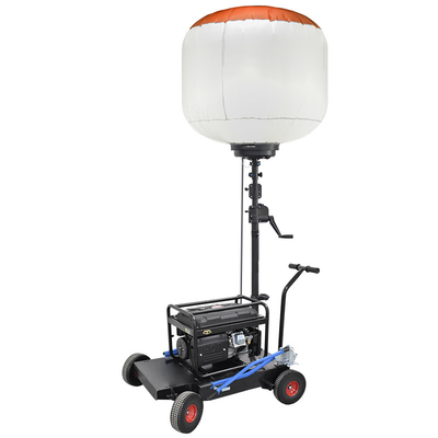 망원경 LED 풍선 조명탑 1400W 이동 조명탑 램프 건설 현장