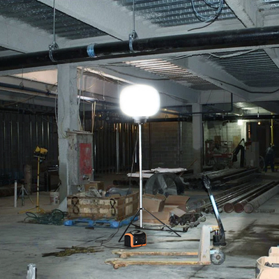 비상 조명 LED 타워 조명 200W LED 풍선 조명 실내 임시 작업