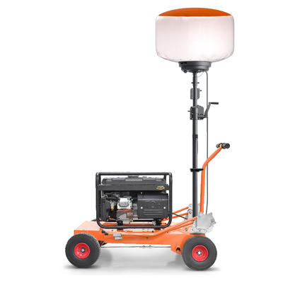 700W LED 풍선 조명탑 112000lm 높은 밝기 건설 조명탑 도로 공사