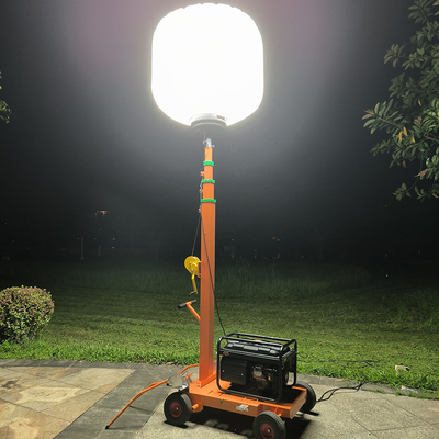 망원경 휴대용 조명탑 발전기 1400W LED 풍선 램프 224000lm
