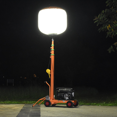 옴니 일루미네이션 LED 풍선 조명 500W 발전기 임시 건설용 조명