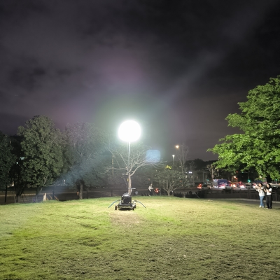 700W LED 풍선 조명 112000lm 야외 타워 조명 산업 조명