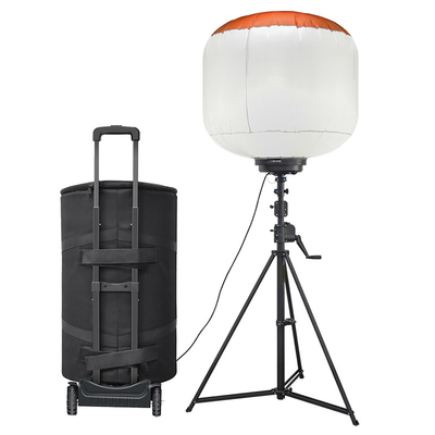 트롤리 조명 LED 풍선 조명 타워 1400W 마스트 조명 타워 소방 및 구조
