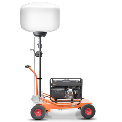 트롤리 조명 LED 풍선 조명 타워 1400W 마스트 조명 타워 소방 및 구조