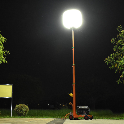 트롤리 카트 트리포드 조명 800W 도로 안전을위한 LED 풍선 램프