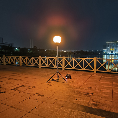 배터리 전동 풍선 조명탑 100W RGB LED 작업 LED 램프 파티