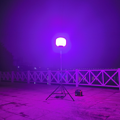 반짝이는 무료 320W 풍선 라이트 타워 결혼식용 RGB 삼각대 조명