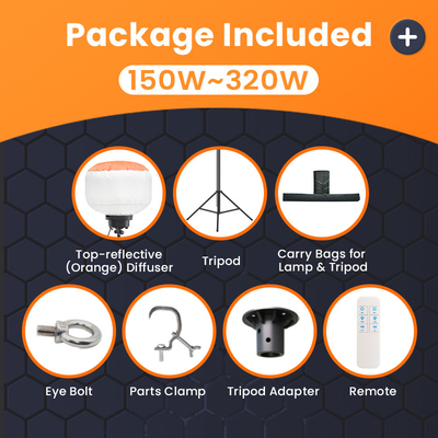 RGB LED 풍선 라이트S 타워 150W 라이트 타워 캠핑용 루멘스