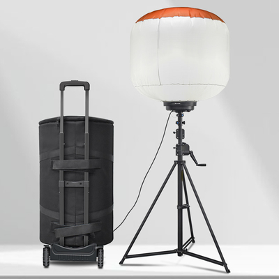 트롤리 조명 LED 풍선 조명 타워 1400W 마스트 조명 타워 소방 및 구조