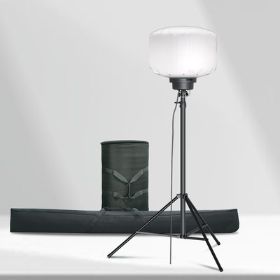 수동 리프트 핸드 크랭크 삼각장 광탑 320W 광고용 야외 풍선 조명