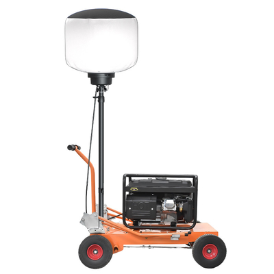 AC90-305V 96000 루멘스 LED 작업 라이트 타워 임시 건설용 3.8m 삼각대