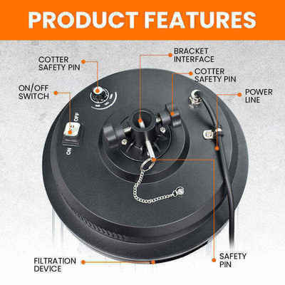 공급자 도매 36W 야외 LED 홍수 빛 야외 캠핑을 위한 뻗을 수 있는 팔로 조절 가능한 스포트라이트