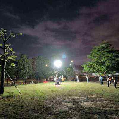 공장 맞춤형 36W 옥외 LED 투광등 조절식 스포트라이트 재해 구호 캠프용 조절식 마스트 높이